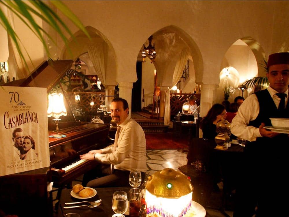 Casablanca shopping and cafes